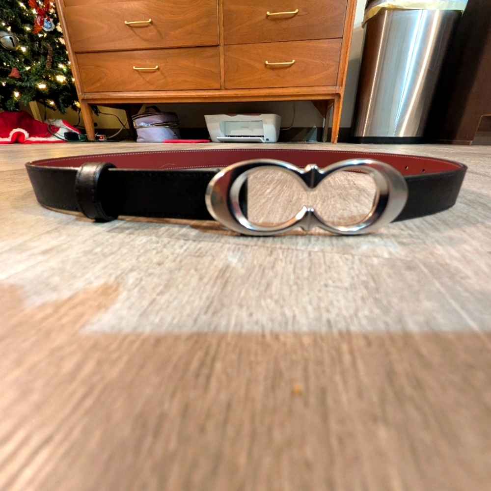 Black COACH Belt